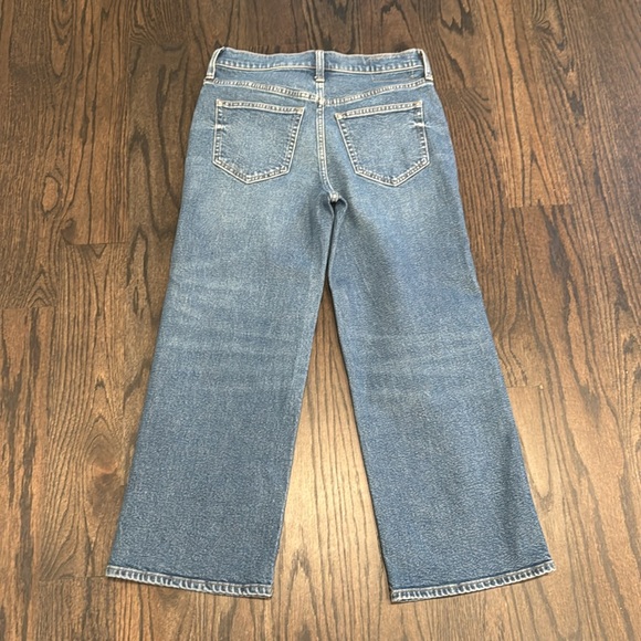J Crew High Rise Slim Wide Leg Jeans - Picture 6 of 6